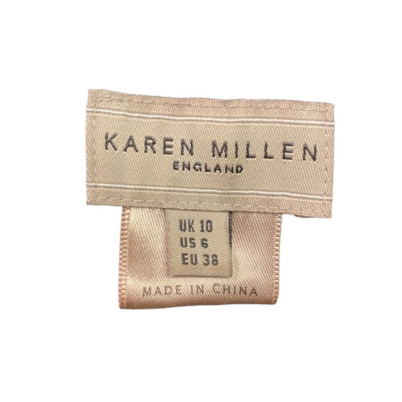 Karen Miller Black Ruffled Dress Size Medium - Picture 12 of 15